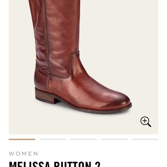 Frye Melissa Button 2 Boots, size 8 - Picture 5 of 6
